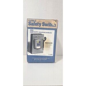 Square D D211N Fusible Safety Switch 30A 120/240V Indoor NEMA 1 Disconnect